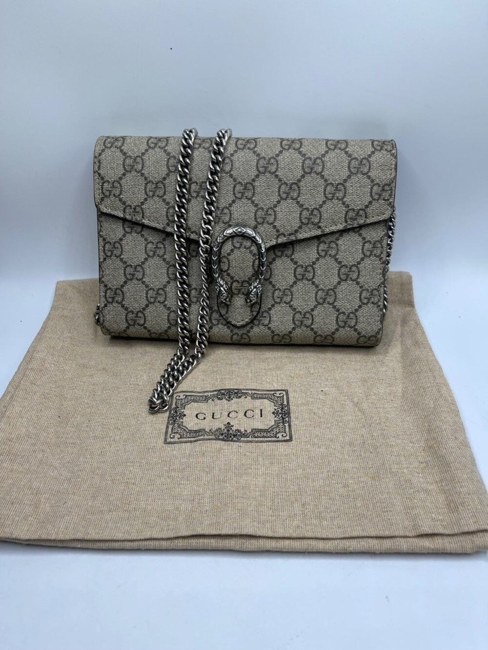 Gucci GG Web Dionysus Wallet on Chain SPB-JB 335381